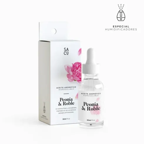Aceite Aromático Hidrosoluble Peonía y Roble