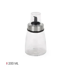 Aceitera Vidrio C/Tapón 200ml