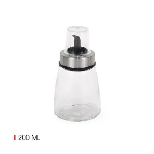 Aceitera Vidrio C/Tapón 200ml