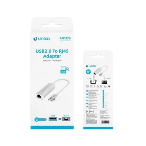Adaptador Tarjeta de Red USB a RJ45