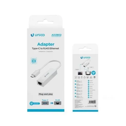 Adaptador Tipo C a RJ45