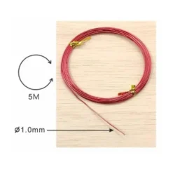 Alambre De Aluminio Rojo 1MMX5M