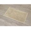 Alfombra Baño Microfibra Liso – Beige