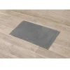 Alfombra Baño Microfibra Liso – Gris