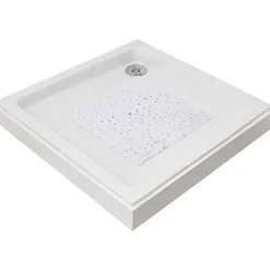 Alfombra Baño PVC Burbuja – Blanco