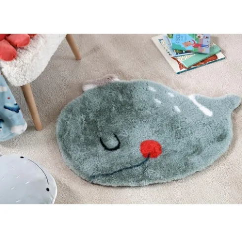 Alfombra Infantil Ferdinand Bleu 85x60cm