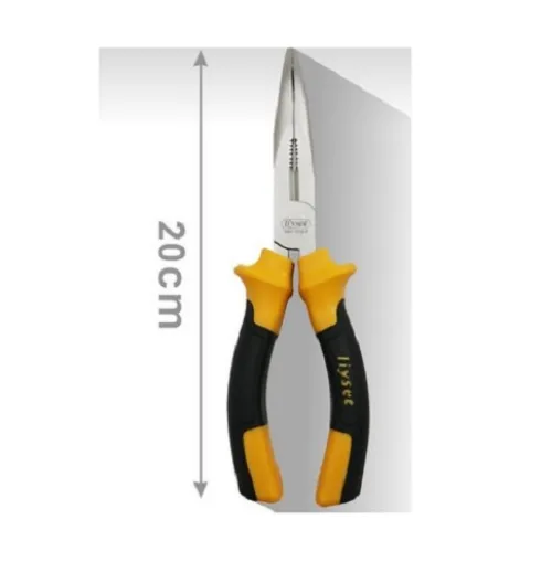 Alicate Boca Larga y Curva 8″