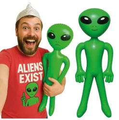 Alien Hinchable Verde 85cm