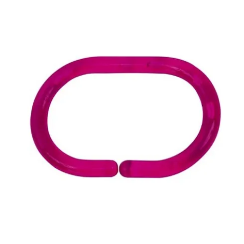 Anillas de Cortina PVC – Fucsia Translucida