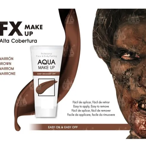 Aqua Makeup Marrón