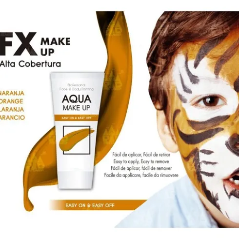 Aqua Makeup Naranja