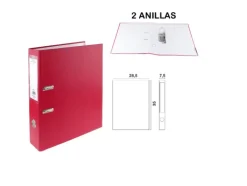 Archivador AZ Granate