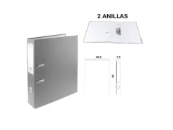 Archivador AZ Gris