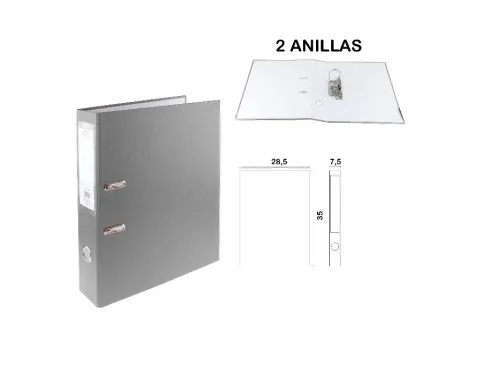 Archivador AZ Gris