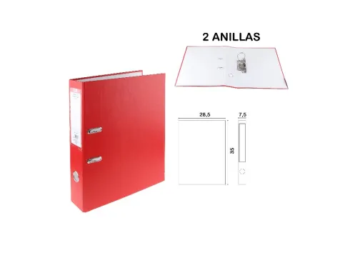 Archivador AZ Rojo