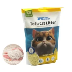 Arena Para Gato de Tofu Vegetal Limón 6L