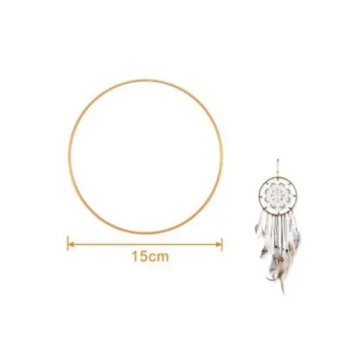 Aro Metálico Oro 15cm