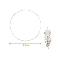 Aro Metálico Plata 25cm