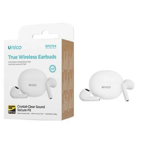 Auriculares Bluetooth TWS Semi In Ear Blanco