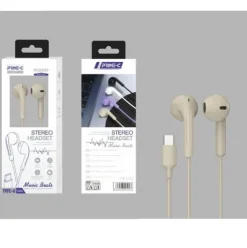 Auriculares Con Conexión Tipo-C Beige