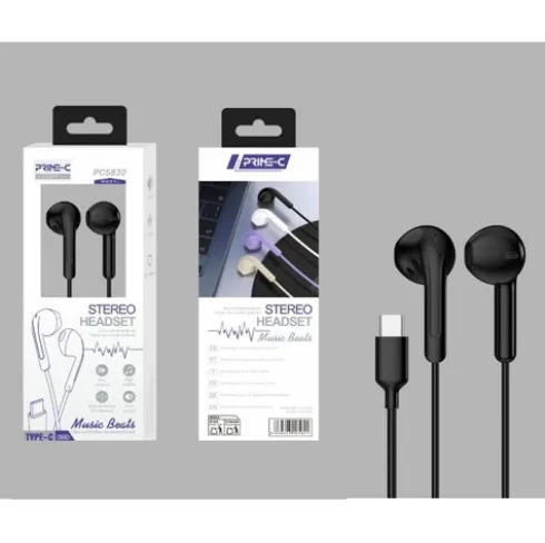 Auriculares Con Conexión Tipo-C Negro