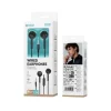 Auriculares Semi-Intrauditivos con Micrófono Negro