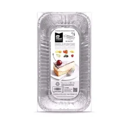 Bandeja Aluminio Plum Cake Rectangular 24,7×13,3×7,3cm