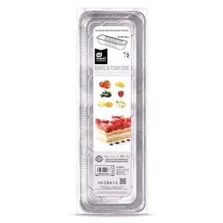 Bandeja Aluminio Plum Cake Rectangular 31×10,5×5,5cm