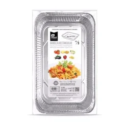 Bandeja Aluminio Rectangular 24,2×14,2×3,2cm