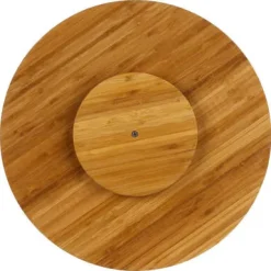 Bandeja Giratoria de Bambú 35cm