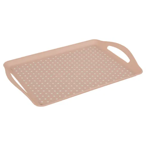Bandeja PP Antideslizante Poly Rosa