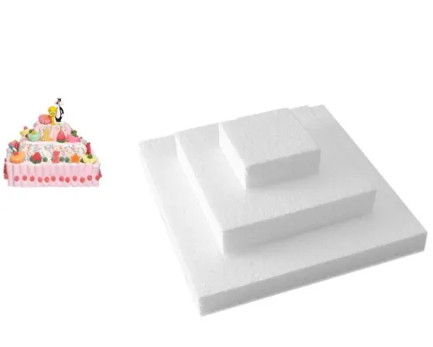 Base para Tartas de Chuches Poliespán Cuadrado