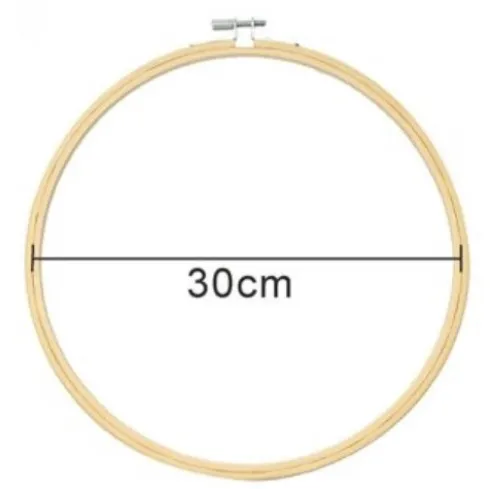 Bastidor de Bambú Circular 30CM