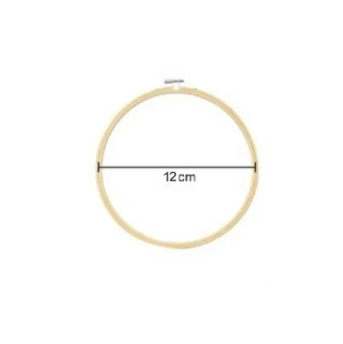 Bastidor de Bambú Circular 12CM