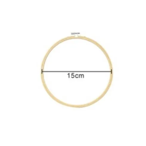 Bastidor de Bambú Circular 15CM