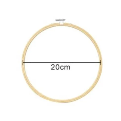 Bastidor de Bambú Circular 20CM