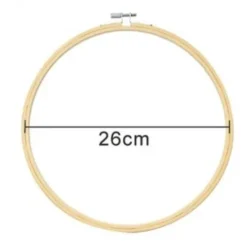 Bastidor de Bambú Circular 26CM