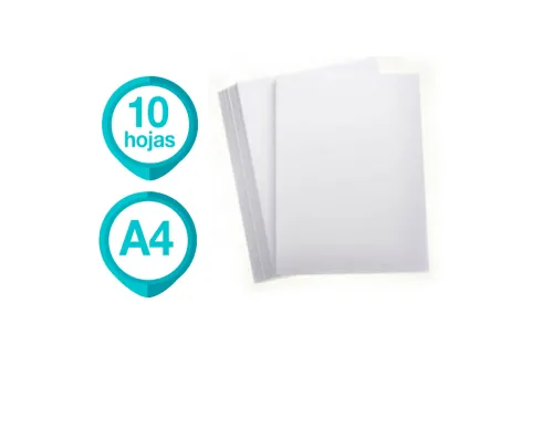 Block de Cartulina Blanca A4 10 Hojas