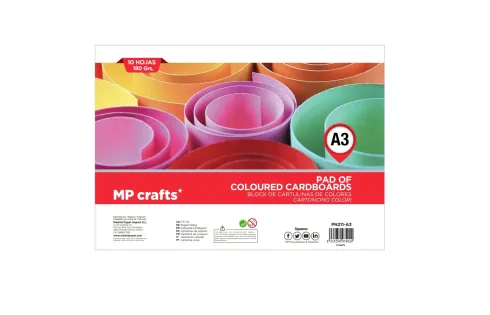 Block de Cartulina Color A3 10 Hojas