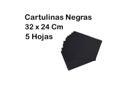 Block de Cartulina Negra 5 Hojas