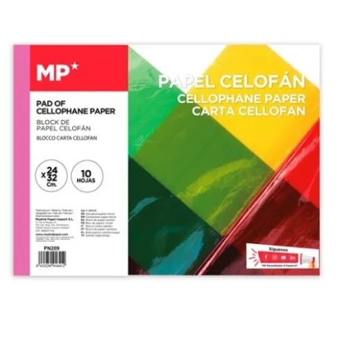 Block de Papel Celofán 10 Hojas