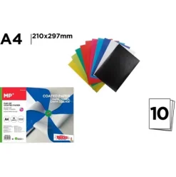 Block de Papel Charol A4 10Hojas