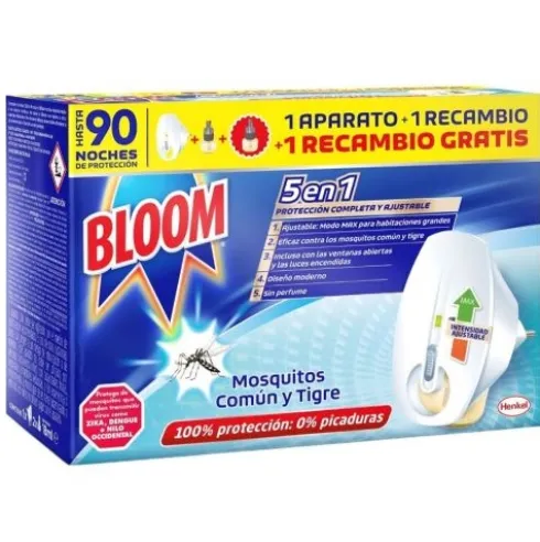 Bloom Insecticida Mosquitos Común y Tigre 5en1