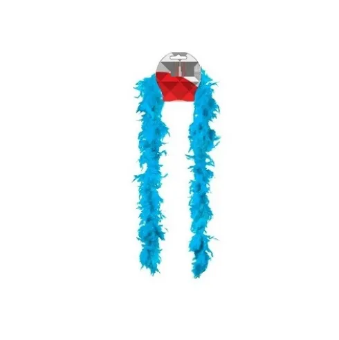 Boa Plumas Azul