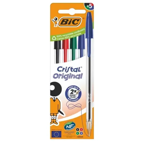 Bolígrafo BIC Cristal Med. 5U