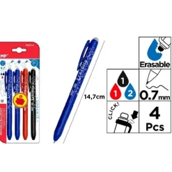 Bolígrafo Borrable Click 4U