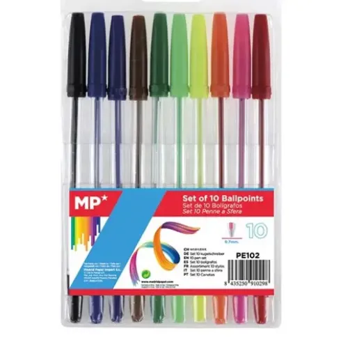Bolígrafo 10 Colores