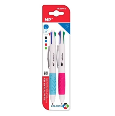 Bolígrafo 4 Colores 2pcs