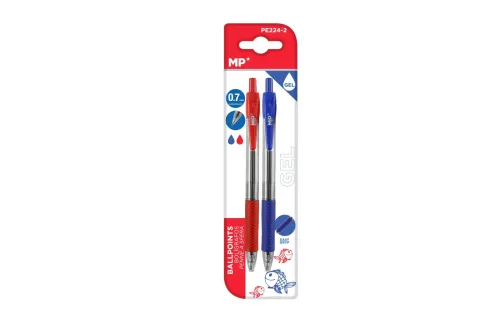 Bolígrafo Gel Rojo/Negro