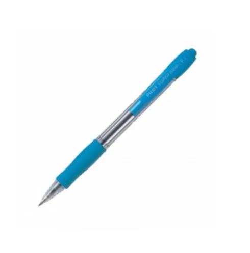 Bolígrafo PILOT Super Grip Azul Claro